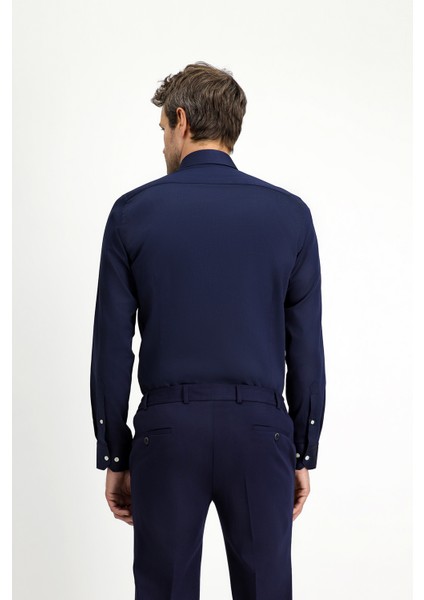 Uzun Kol Slim Fit Dar Kesim Klasik Pamuk Gömlek fırsatları