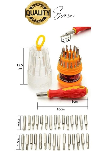 Premium 31 Parça Yumurta Tornavida Bits Uç Seti Telefon Tamir Saat Elektronik Farklı Metal Başlık fiyatları
