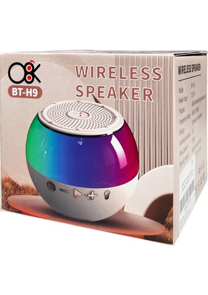 Bt-H9 Minibox Kablosuz Hoparlör - Speaker