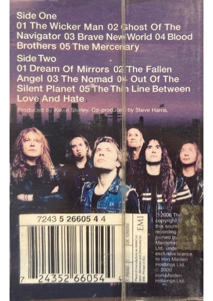 Iron Maiden ‎– Brave New World (2000 Avrupa Baskı Kaset)