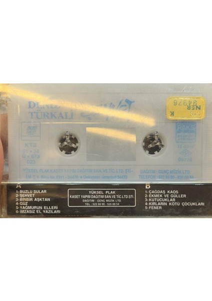 Deniz Türkali ‎– Şehvet (1991 Baskı Kaset) fiyatları