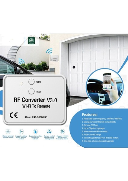 Akıllı Ev Için Evrensel Kablosuz Wifi Rf Dönüştürücü Telefon Yerine Uzaktan Kumanda 240-930MHZ (Yurt Dışından)