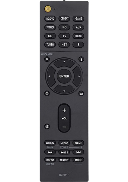 Onkyo TX-NR575 TX-NR585 TX-RZ810 TX-NR575E Av Alıcı Ses/video Oynatıcı Uzaktan Kumanda Için RC-911R Uzaktan Kumanda (Yurt Dışından)