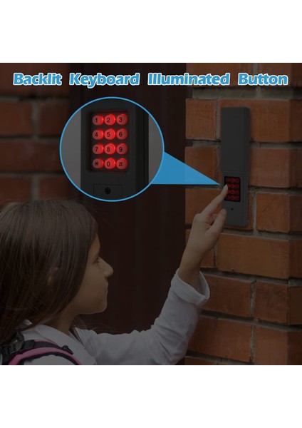 Evrensel Garaj Kapısı Açıcı Tuş Takımı Kablosuz Anahtarsız Erişim Klavyesi, Chamberlain, Liftmaster, Craftsman ile Çalışır (Yurt Dışından)