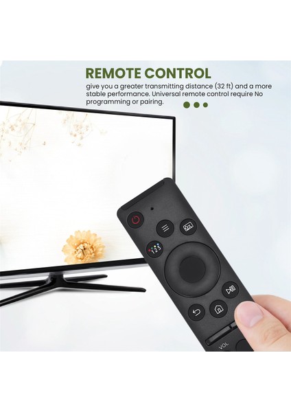 Samsung Smart Tv Için Evrensel Uzaktan Kumanda LCD LED UHD QLED 4k, Netflix ile Uzaktan Kumanda, Prime Video, Rakuten Düğmesi (Yurt Dışından)