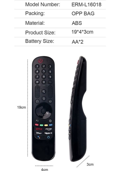 Yeni MR21GA MR21GC Uzaktan Kumanda Lg AKB76036509 43NANO75 55UP75006LF OLED55A1RLA GA-21BA Tv Ses Yok (Lg Kanalları) (Yurt Dışından)