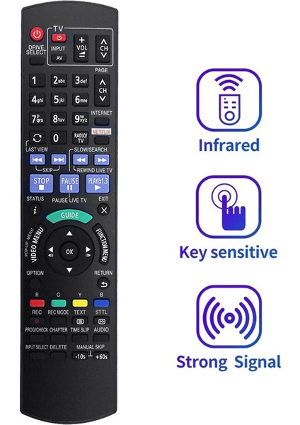Panasonic DMRBWT750 DMRBWT955 DMRBWT750GL DMRBWT955GL Için N2QAYB001039 Uzaktan Kumandayı Değiştirin (Yurt Dışından)