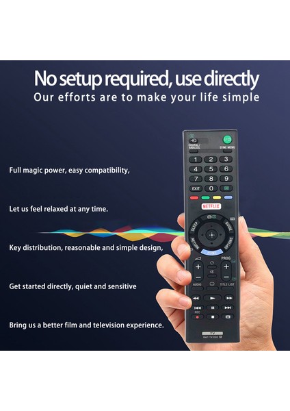Yeni Uzaktan Kumanda Sony RMT-TX102D Rmt TX102D Tv Uzaktan Kumandası Için KDL-32R500C KDL-40R550C KDL-48R550C (Yurt Dışından)