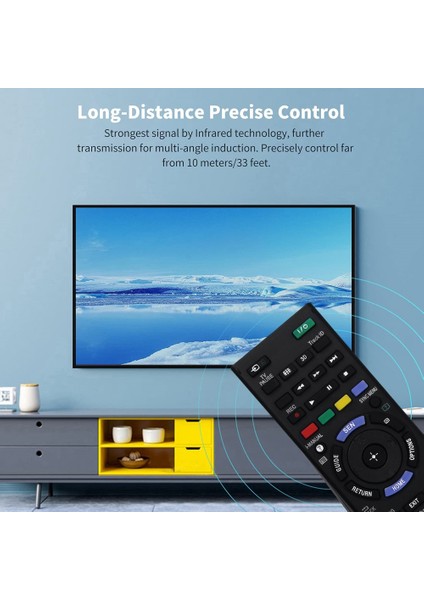 Sony LCD LED Tv Için RM-L1165 Uzaktan Kumandayı Değiştirin KDL-40HX750 KDL-46HX850 KDL-50R550A KDL-70R520A R1M-883 RM-1028 RM-791 (Yurt Dışından)