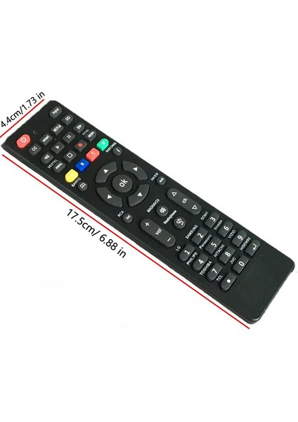 RC-G008 Samsung Sanyo Lg Sony Philips Panasonic Sharp Toshiba Hitachi Vizio Tcl Jvc Hisence Için Evrensel Uzaktan Kumanda (Yurt Dışından)