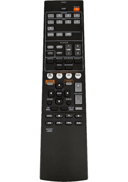 Yamaha ZJ66500 RX-V377 YHT-4910U RX-V377 MT-79955 Ses Video Alıcısı Için RAV521 Uzaktan Kumandanın Değiştirilmesi (Yurt Dışından)