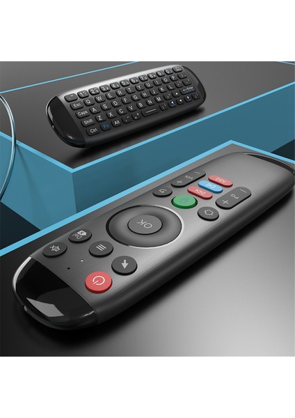 M6 Akıllı Uçan Hava Fare Kablosuz Klavye Fare Mini Ses Uzaktan Kumanda Android Dizüstü Tv Kutusu Için Arka Işık Olmadan (Yurt Dışından)