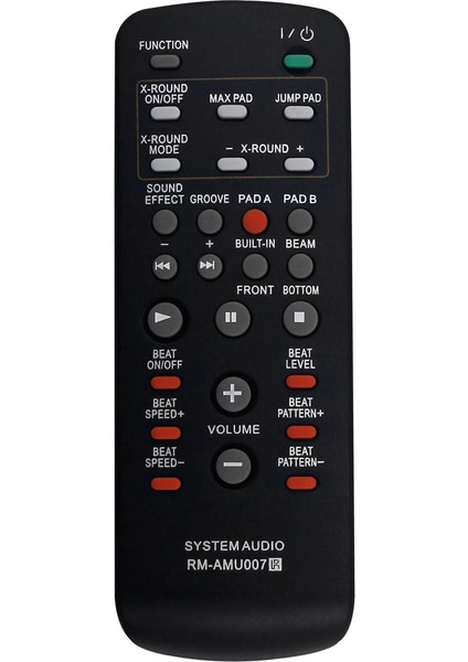 RM-AMU007 Uzaktan Kumanda Sony Sistem Ses Için Değiştirin Hcd-Zux9 Fst-Zux9 Lbt-Zux9 Ss-Zux9 SS-ZUX9P (Yurt Dışından)