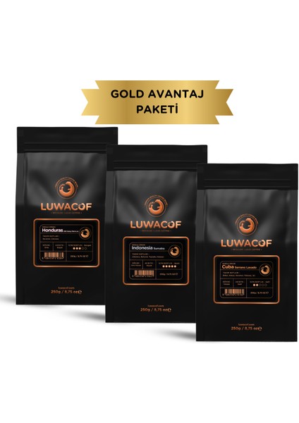 Gold Avantaj Paketi 3X250GR Kahve