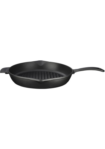 Döküm Yuvarlak Izgara Tava ÇAP(Ø)28CM. Döküm Demir Yekpare Saplı ÇAP(Ø)28CM.