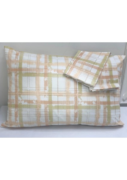 Nivemeshome Somon Ekose Desen 2 Li Yastık Kılıfı Kapaklı 50 x 70
