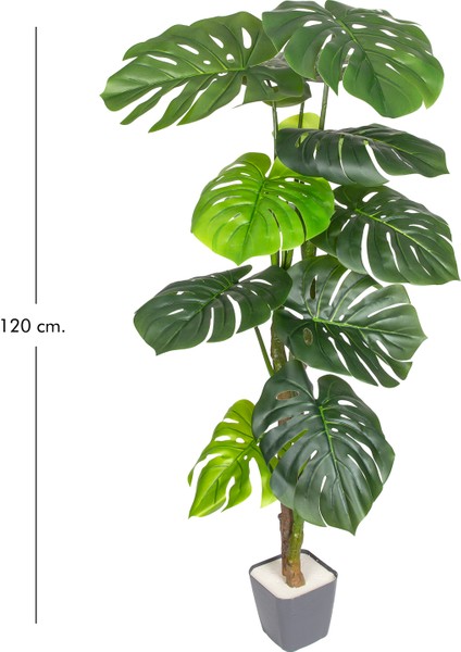 Yapay Ağaç Monstera-Deve Tabanı Gerçek Dokulu Yeşil 120 Cm. fırsatları