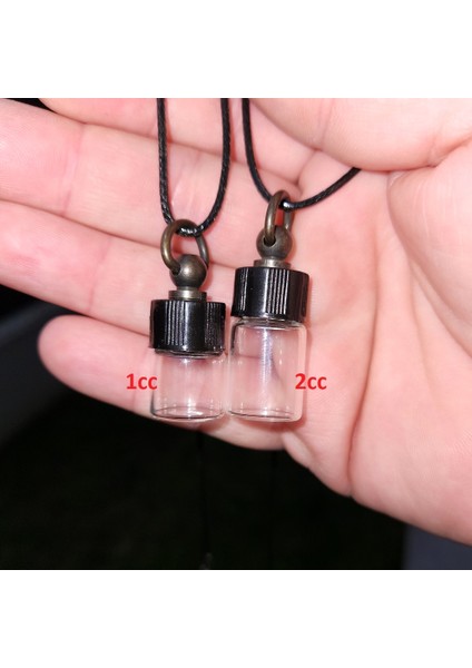 1cc Çevirmeli Su Geçirmez Kapaklı Gerçek Cam 1ml Şişe Kolye Ilaç Tohum Dilek Hatıra Kapsül indirimleri