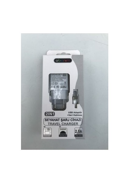 Obenim Mikro Şarj Cihazı&kablo