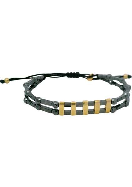 Özel Tasarım Ipli Kordon Şık Iki Renkli Altın Bileklik modelleri