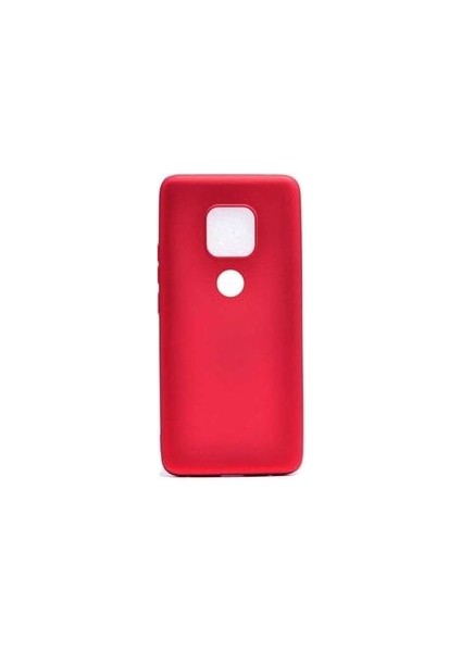 Huawei Mate 20 Kırmızı(Bordo) Arka Kapak Silikon Kılıf