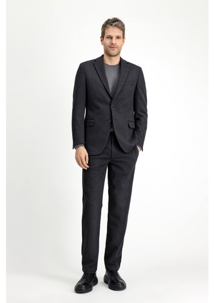 Slim Fit Dar Kesim Likralı Örme Klasik Kumaş Pantolon fiyatları