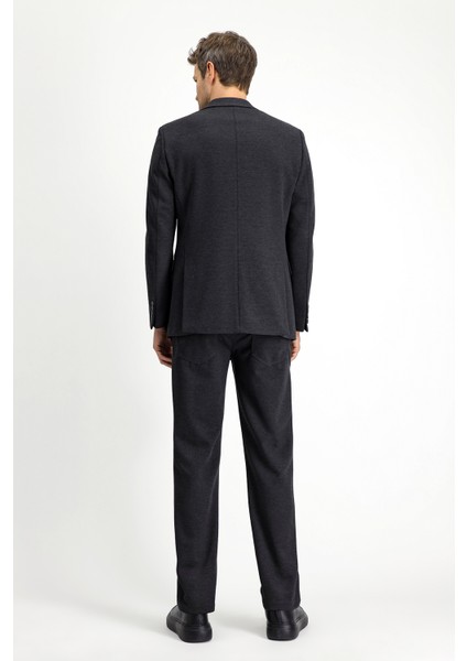 Slim Fit Dar Kesim Likralı Örme Klasik Kumaş Pantolon indirimleri