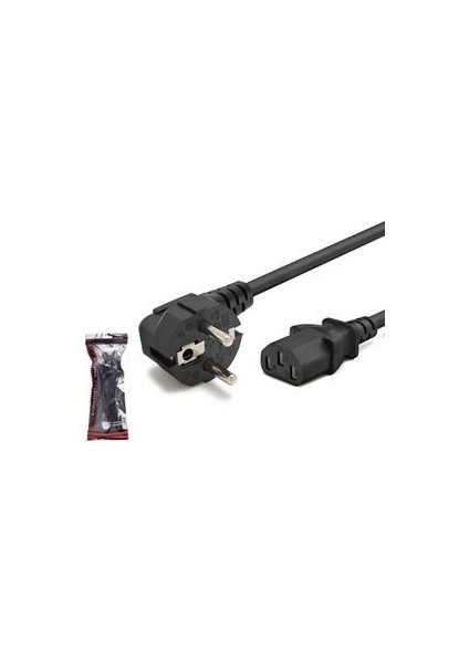 HDX5529 Power Kablo 1mm 500W 1.5m Siyah