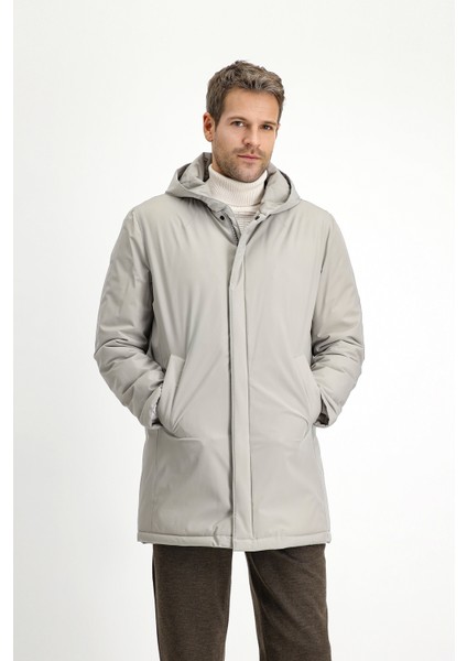 Slim Fit Dar Kesim Kapüşonlu Spor Şişme Kaban fiyatları