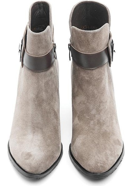 Hakiki Deri Fermuarlı Kadın Bot modelleri