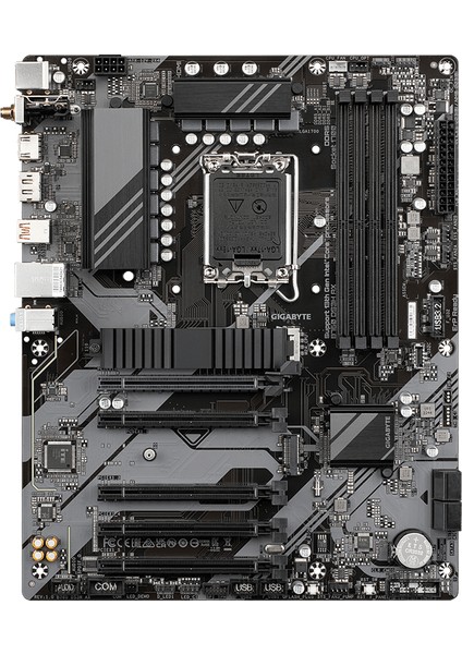 Gıgabyte B760 DS3H Ax Wıfı-6e Ddr5 HDMI Dp Pcıe 16X V5.0 1700P Atx