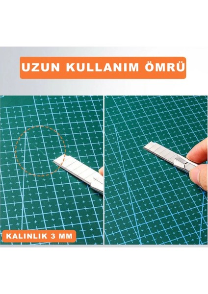 Kesme Matı Cutting Mat Kesim Altlığı A3 Ebatında 45 x 30 cm.