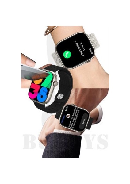 Redmi 9 Uyumlu Akıllı Saat Konuşma Özellikli Watch 9 Pro 45MM Amoled Ekran