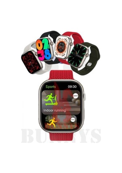 Redmi 9 Uyumlu Akıllı Saat Konuşma Özellikli Watch 9 Pro 45MM Amoled Ekran
