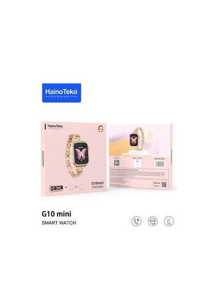 Unisex Retro G10 Mini Plus Kadın Kol Saati Akıllı Saat