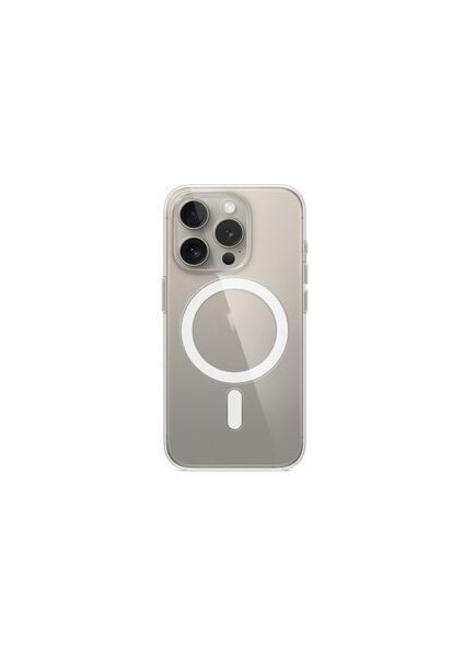Iphone 15 Pro Max Için Magsafe Özellikli Şeffaf Kılıf
