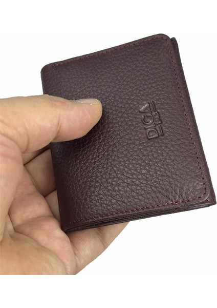 Diga 829 Deri Üç Kat Cüzdan Bordo modelleri