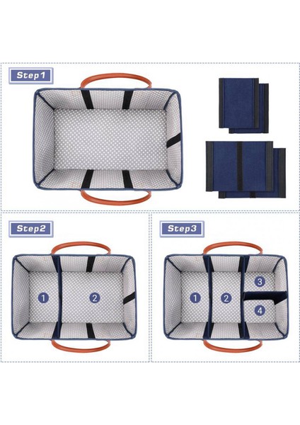 2x Bebek Bezi Organizatör Taşınabilir Tutucu Çanta Değiştirme Masası Araba Mumya Bebek Bezi Çantası Kreş Essentials Depolama (Yurt Dışından) fiyatları