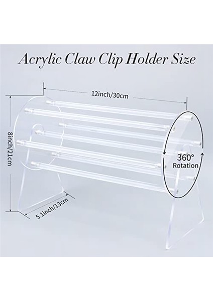 360 Derece Dönen Pençe Klip Tutucu ve Depolama, Saç Tokası Organizatör (Yurt Dışından) modelleri