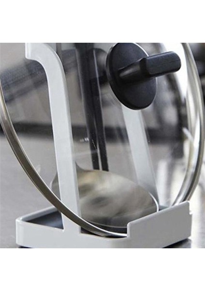 3x Tencere Kapağı Tutucu, Mutfak Organizatör Rafı, Kaşık Dayanağı Raf Tutucu, Paslanmaz Çelik Kapak Standı, Mutfak Eşyaları, Beyaz (Yurt Dışından) indirimleri