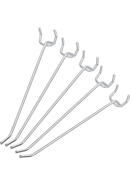 50 Adet 6 Inç Kanca Metal Raf Kancaları ve Organizatör Çeşitleri Garaj Depolama Organizatör (Yurt Dışından)