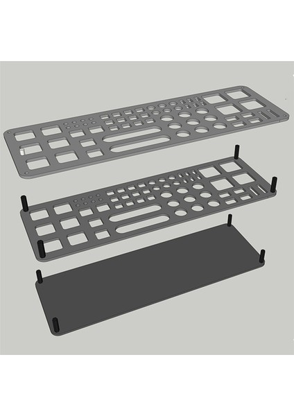 2x Tornavida Depolama Raf Tutucu Tornavida Organizatörler Hex Tornavida Rc Araçları Kiti Organizatörler 63 Delik (Yurt Dışından) fırsatları