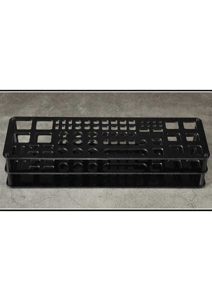 2x Tornavida Depolama Raf Tutucu Tornavida Organizatörler Hex Tornavida Rc Araçları Kiti Organizatörler 63 Delik (Yurt Dışından) indirimleri