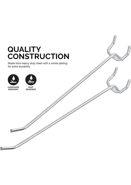 100 Adet 6-Inç Kancalar Metal Raf Kancaları ve Organizatör Çeşitleri Garaj Depolama Organizatör (Yurt Dışından) modelleri