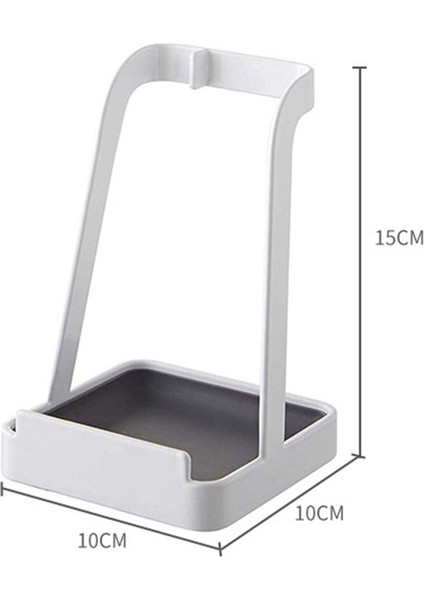 3x Tencere Kapağı Tutucu, Mutfak Organizatör Rafı, Kaşık Dayanağı Raf Tutucu, Paslanmaz Çelik Kapak Standı, Mutfak Eşyaları, Beyaz (Yurt Dışından) fırsatları