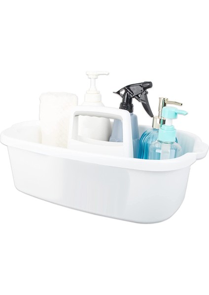 Banyo Için Saplı Duş Tote Organizatör Sepeti, Beyaz (Yurt Dışından) fiyatları