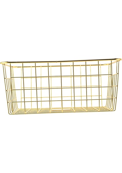 Iskandinav Tarzı Metal Depolama Sepeti Kozmetik Organizatör Tutucu-Altın (Yurt Dışından) fiyatları