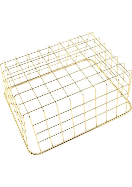 Iskandinav Tarzı Metal Depolama Sepeti Kozmetik Organizatör Tutucu-Altın (Yurt Dışından) modelleri