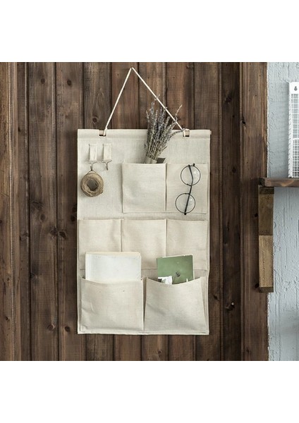 Duvar Kapı Dolap Pencere Asılı Çok Amaçlı Organizatör Çanta-4 Cep (Yurt Dışından) indirimleri