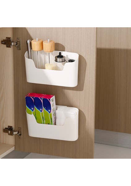 2 Adet Duvara Monte Saklama Kutusu Uzaktan Kumanda Organizatör Mutfak Dolabı Kapı Saklama Kutusu Banyo Depolama Rafı (Yurt Dışından) fırsatları